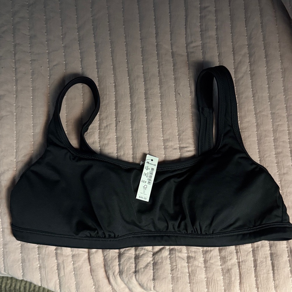 Madewell Black Bikini top